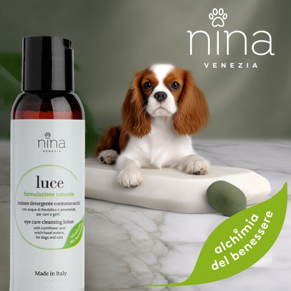 Nina Venezia LUCE - Detergente Contorno Occhi - Cane Gatto-  100ml - Formulazione Naturale